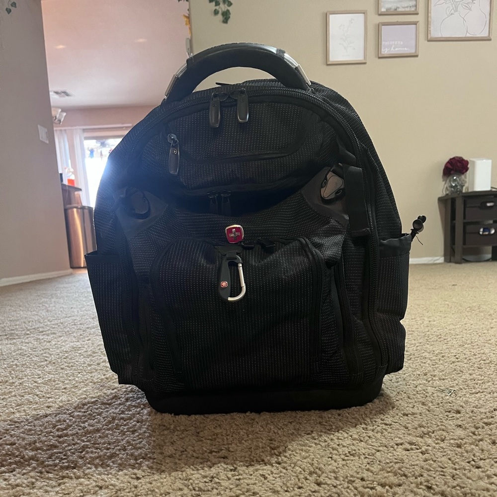 SwissGear Laptop Backpack for Tool Storage, Fits 15-Inch Notebook